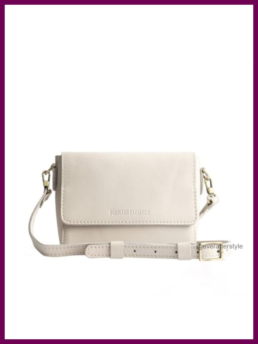 Full-Grain Leather Crossbody Bag Mini Women Adjustable Strap